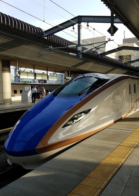 Tokyo to Nagano shinkansen