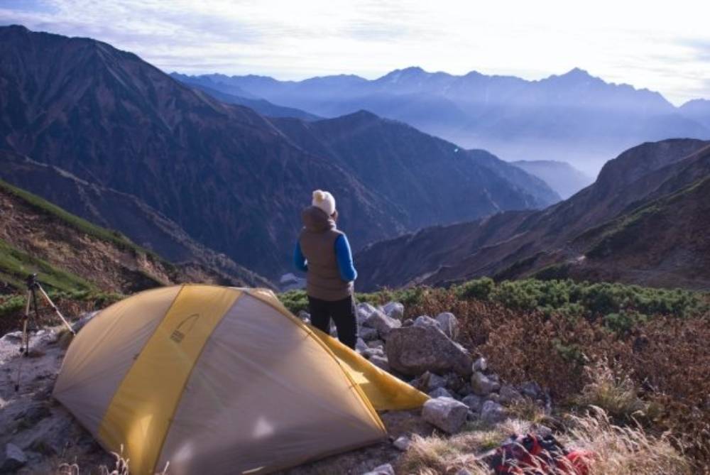 Camping in the Japan Alps