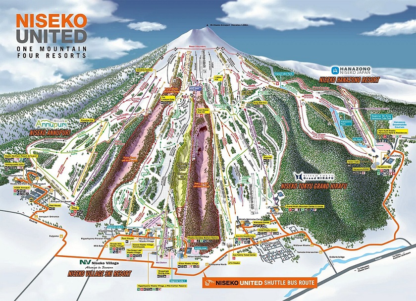 niseko united trail map