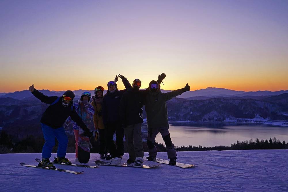 Spectacular Morning Glow - Sunrise at Hakuba Sanosaka