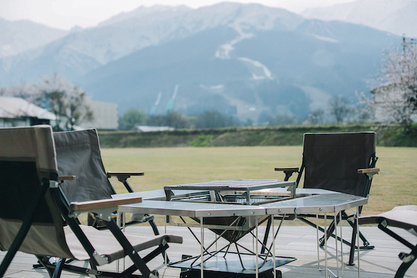 Snow Peaks Hakuba Outdoor View
