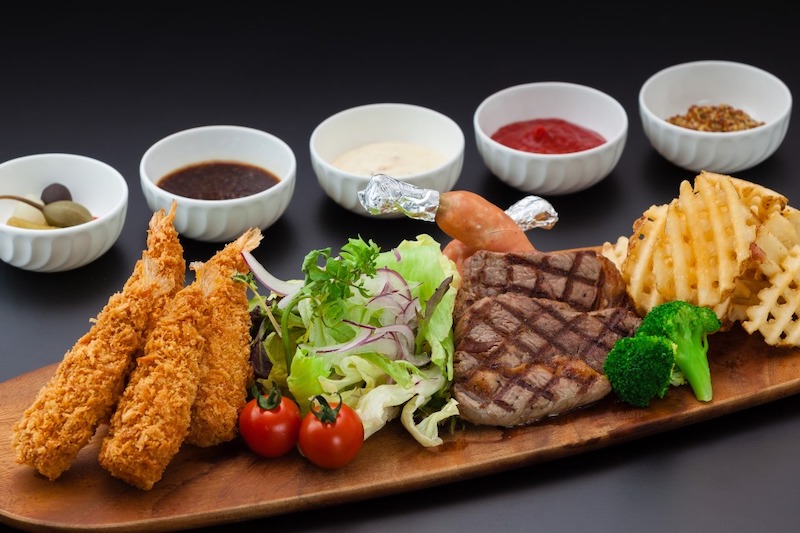 Hakuba Tokyu Hotel dinner