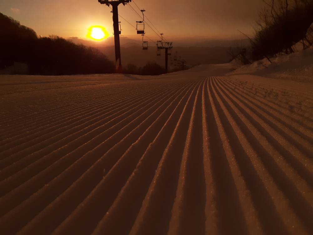 Sunrise at Tsugaike Kogen in Hakuba