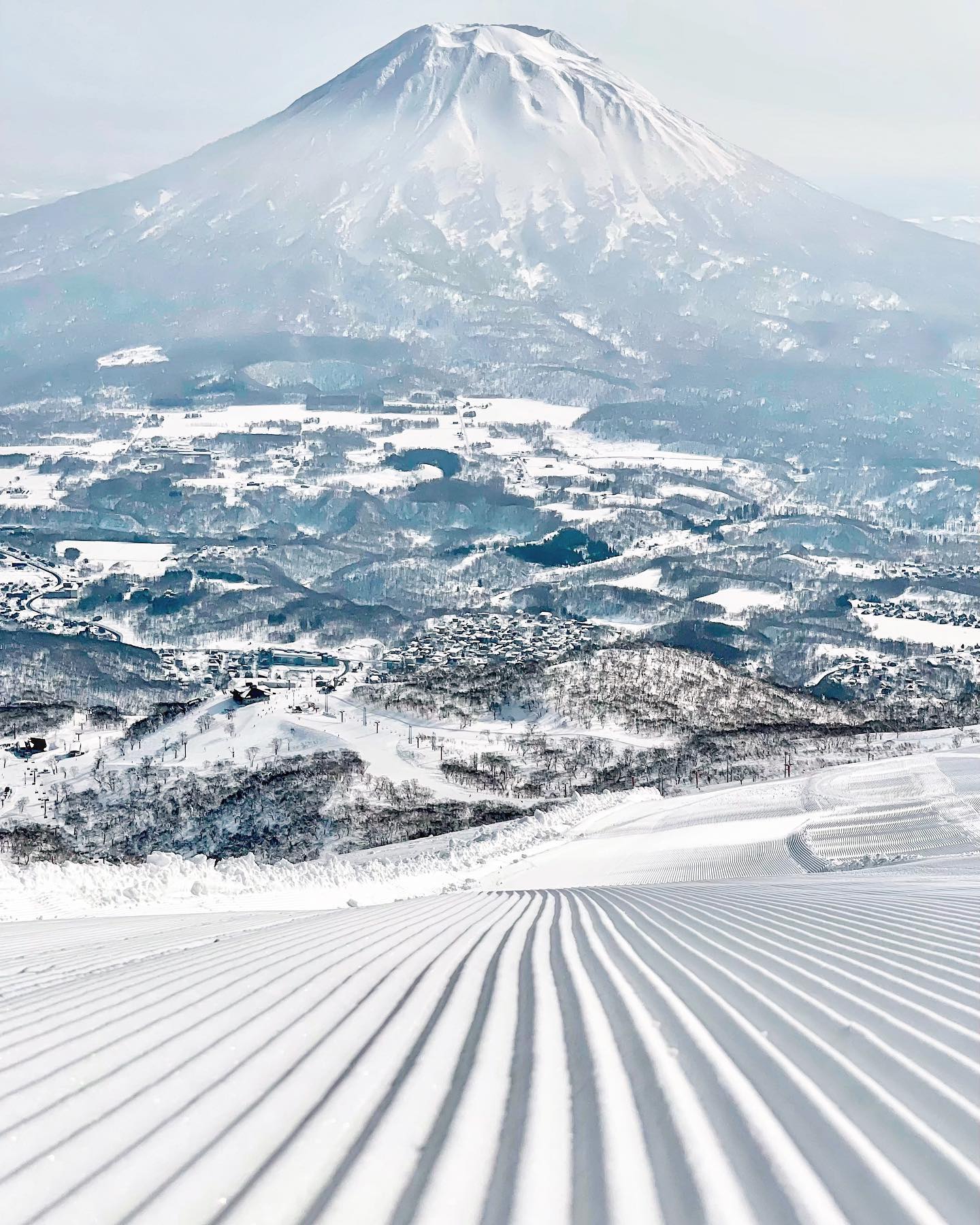 Mt Yotei and the Hirafu ski resort